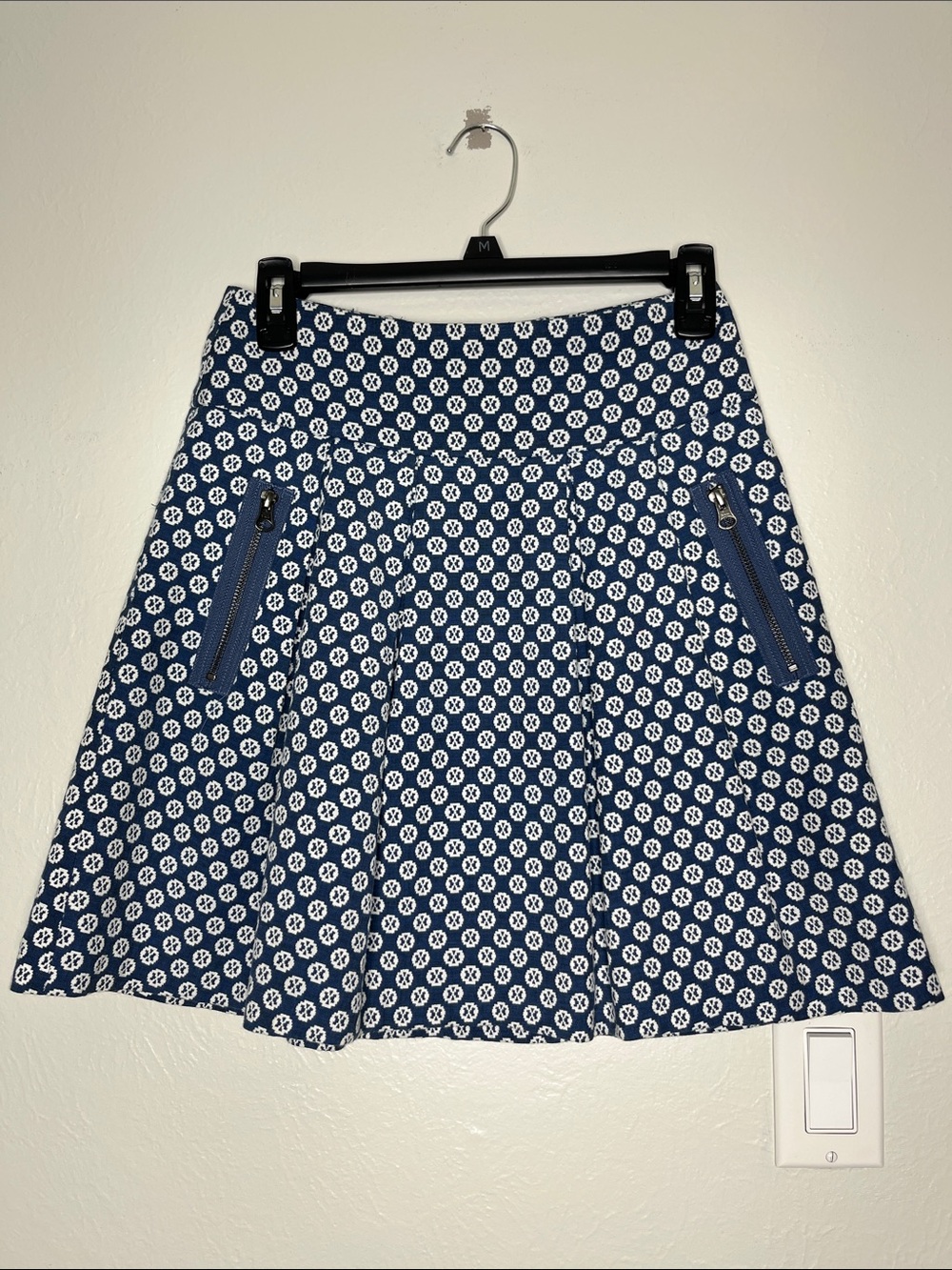 Maeve Anthropologie Fourth Street Swing Skirt - Size 0 Preppy Mod Academia